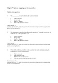 INFS2005 Chapter 7 Exam notes with Practice Questions and answers