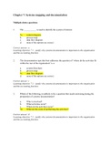 INFS2005 Chapter 7 Exam notes with Practice Questions and highlighted answers