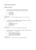INFS2005 Chapter 9 Exam notes with Practice Questions and answers