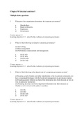 INFS2005 Chapter 8 Exam notes with Practice Questions and answers