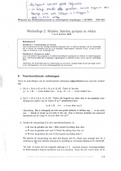 Wiskunde 1 (semester 1) - Werkcolleges  1-11