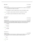 EC1 Statistics Final Exam Solutions WGU