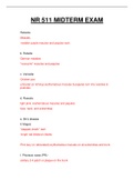 NR 293 &sol; NR293 ATI PHARMACOLOGY MIDTERM EXAM&period; QUESTIONS AND ANSWERS WITH RATIONALES&period;