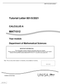 MAT1512 Assignment 1 Solutions 2021 Yearly Module