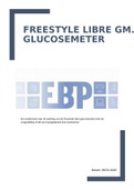 Integrale opdracht thema 8 Evidence Based practice (EBP). Een wetenschappelijk onderzoek naar de Freestyle Libre glucosemeter. Albeda college leerjaar 3