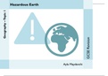Hazardous Earth Revision Flashcards - Edexcel GCSE Geography B