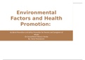 NRS 434VN Topic 1 Assignment: Environmental Factors and Health Promotion: Accident Prevention and Safety Promotion for Parents and Caregivers of Infants