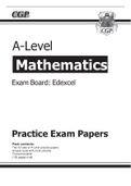 New_a_Level_Maths_Edexcel_Practice_Papers_for_the_Exams_in_2019_CGP With Mark Scheme 