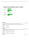 BUSI 3007 Knowledge Management Week 6 Final Exam (100 out of 100)