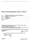 CRJS 1001-1 Contemporary Criminal Justice System Week 6 Final Exam (80 out of 80)