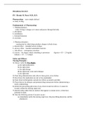 Pharmacology Notes study guide  for better grades
