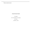 ACC 205 Principles of Accounting I Final Paper (2021) Ashford University