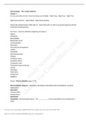 Exam (elaborations) Pharmacology Test 1 study guide.