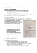 Boek samenvattingen &plus; aanvullende literatuur samenvattingen van diagnostiek in de klinische psychologie