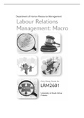 LRM 2601 Labor relationship Macro Study Guide