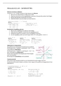 Samenvatting Moderne Wiskunde VWO3, Hoofdstuk 2 & 4