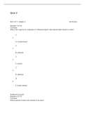 BIOL 180 Quiz 2 Questions and Answers: American Public University Latest Graded A.