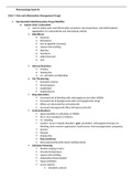 Pharmacology Exam &num;2 Study Guide