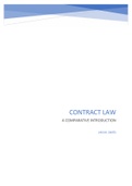 Summary -Contract Law: a comparative introduction- 2e by Jan M Smits