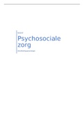 Samenvattingen Psychosociale Zorg en Verpleegkundige Communicatie
