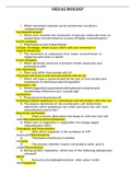 HESI A2 BIOLOGY FILES