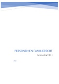 Samenvatting MBO Recht - Personen- en familierecht en erfrecht, ISBN: 9789037235470  Persoon En Familierecht En Erfrecht