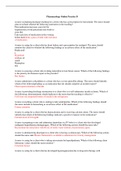 Pharmacology Online Practice B