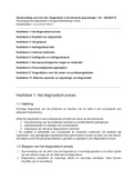 Samenvatting voor het vak: Diagnostiek in de klinische psychologie - UU - 200300176