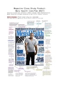 Men’s Health Magazine Close Study Product Notes - AQA Media Studies 