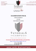 Exam (elaborations) PVL 3702 PVL 3702 FINAL PACK 2019 UPDATED.EXAMINATION PACK LAW OF CONTRACT PVL3702 PAST PAPER SOLUTIONS