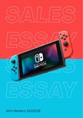 Essay Sales Nintendo Switch