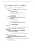 Pharmacology Proctored ATI Study Guide