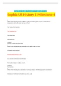 SOPHIA US HISTORY 1 MILESTONE 4 &lpar;2020&sol;2021&rpar; WITH ANSWERS