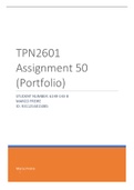 TPN2601 Assignment 50  (Portfolio)