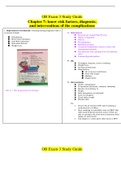 NURSING 306 OB Exam 3 Study Guide & Review Questions Chapter 7: know risk factors, diagnosis, and interventions of the complications, Download to score that A!