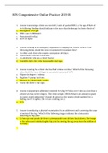 RN Comprehensive Online Practice 2019 B Complete Questions and Answers