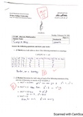  Discrete Mathematics - Major Exam 1 Solution *95%*