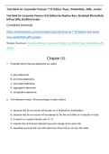 Exam (elaborations) ACCOUNTING 610 Test-Bank-for-Corporate-Finance-11th-Edition-Ross-Westerfield-Jaffe-Jordan.