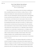 PSYC 101 Essay 4.docx  PSYC 101  Essay 4: Topic: Motivation, Values and Purpose  Department of Psychology, Liberty University PSYC 101: General Psychology   In life, everything we do from getting out of bed in the morning to accomplishing daily tasks is a