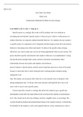 Iris Center Case Study.docx  EDUC 624  Iris Center Case Study EDUC 624  Instructional Methonds for Behavior and Learning  Case Study Level A, Case 1 - Sam (p. 2)  Specific praise is a strategiy that works well for students who view attention as rewarding 