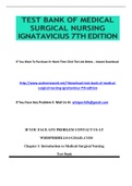 Test Bank Of Medical Surgical Nursing Ignatavicius 7th Edition Latest Update 