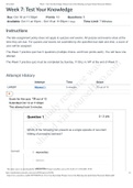 Exam &lpar;elaborations&rpar; NURSING NR 601 Week 7&lowbar; Test Your Knowledge&lowbar; Primary Care of the Maturing and Aged Family Practicum-Martinez&period;