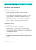 NURS 6550 MIDTERM EXAM STUDY GUIDE