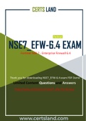 CertsLand New and Updated Exam Fortinet NSE7_EFW-6.4 Dumps