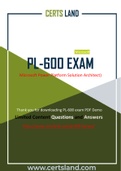 CertsLand New and Updated Exam Microsoft PL-600 Dumps