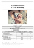 NR 327 Hyperbilirubinemia Case Study- Sarah Daniels newborn infant
