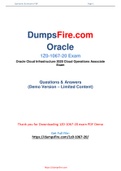 Best source of preparation for the Oracle 1Z0-1067-20 Exam dumps