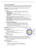 Complete en overzichtelijke samenvatting Basisboek facility management incl. modellen etc., ISBN: 9789001811181  Orientatie Op Facility Management (OFM)