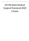ATI RN Adult Medical Surgical Proctored 2019 A Exam&period;