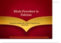 Let Know Law of Khula in Pakistan (2021) by Top Lawyer 